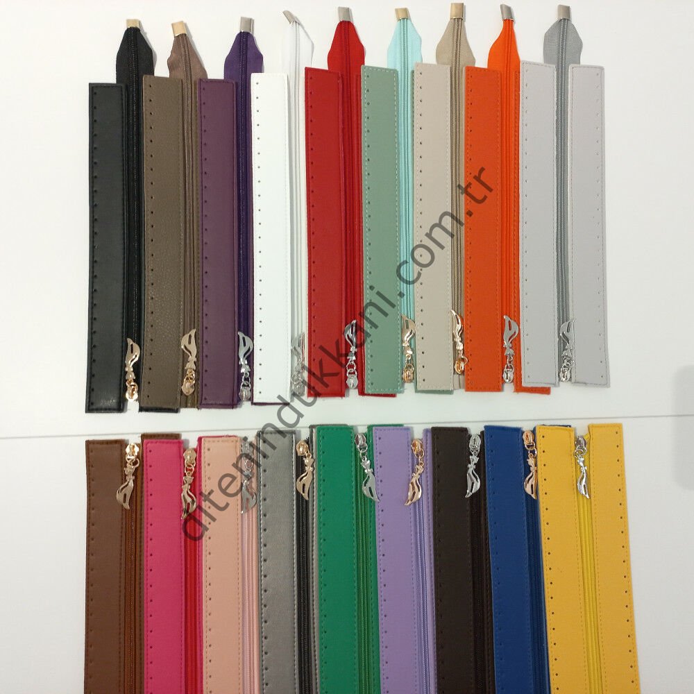 Fermuarlı Pat / Derili Fermuar 27.5cm