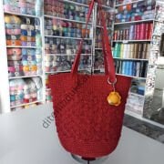 Kova Model Örgü Çanta