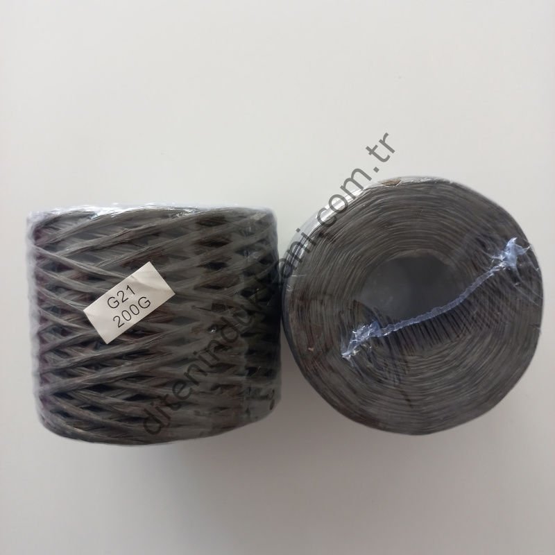 İthal Rafya 200gr – G21 – Koyu Gri