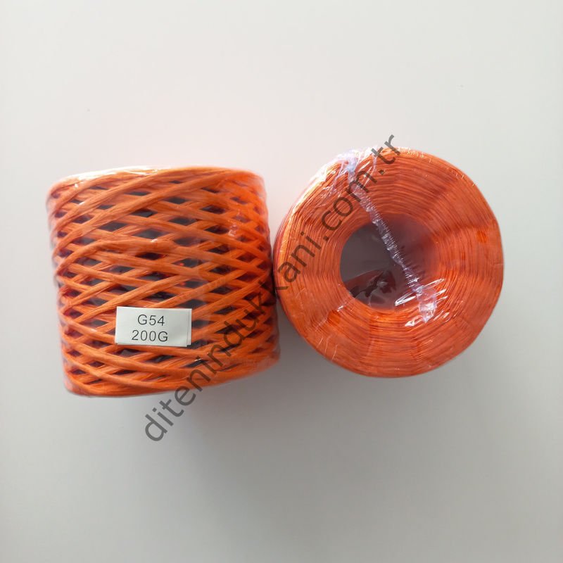 İthal Rafya 200gr - G54 – Turuncu