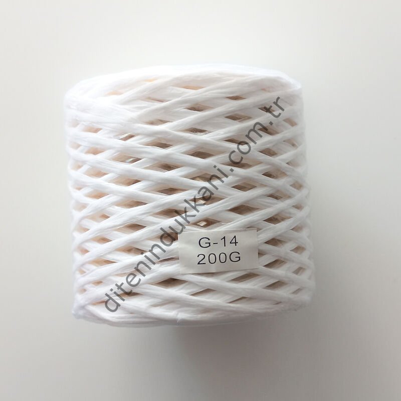 İthal Rafya 200gr – G14 – Beyaz