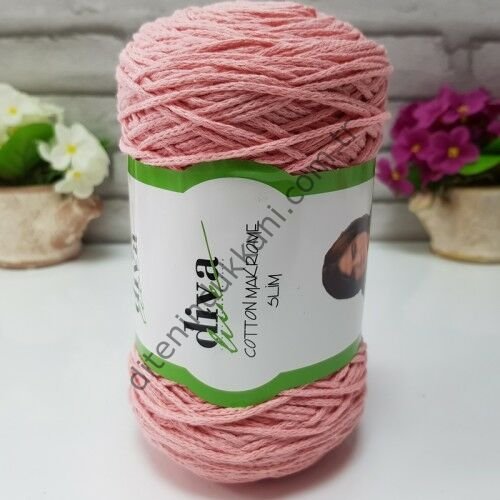 Diva Pamuk Makrome İnce - Pembe [229a]